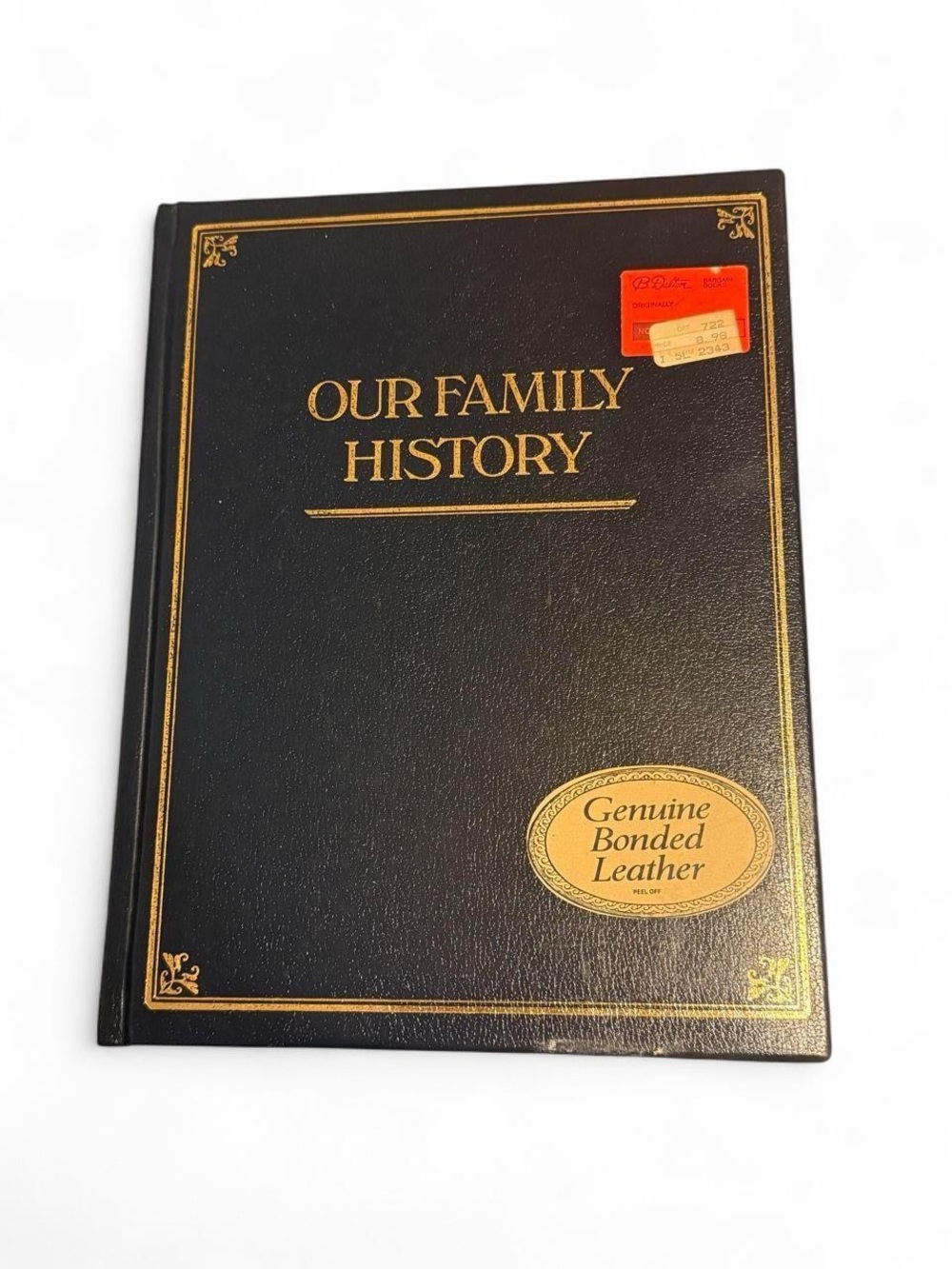 Vintage Never Used Family History Book